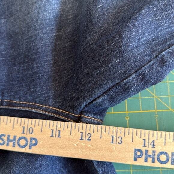 C'est Toi Black Label Women's Denim Corduroy Blue Jeans sz 30 Straight Leg - Picture 5 of 6